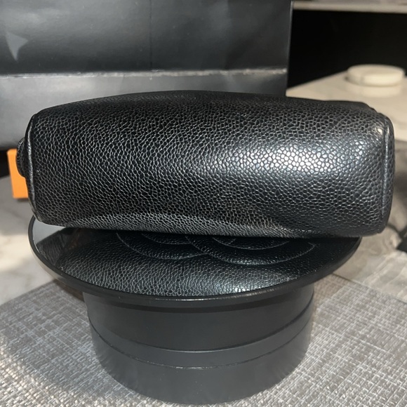 AUTHENTIC VINTAGE CHANEL CAVAIR ZIPPER CLUTCH/POUCH BUNDLE - Picture 7 of 11